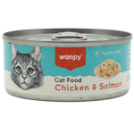 Wanpy Can Chicken & Salmon wet cat food 95g Petfast.shop Wanpy Cat Food Wet Food petfast.shop Egypt sdfgg Default Title 150.00
