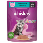 Whiskas Cat Food With Junior 2-12 Months Tuna Flavour in Jelly 80GR Petfast.shop Whiskas Cat Food Kitten Wet Food petfast.shop Egypt PWH2904S Default Title 60.00