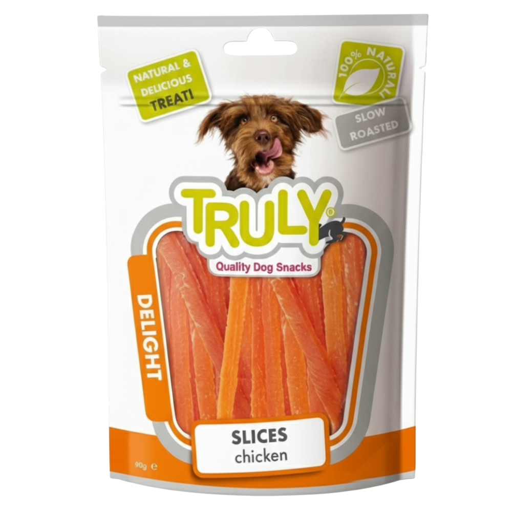Truly Dog Snacks Delight Slices Chicken 90g Petfast.shop Truly Chewy Treat Dog Treats petfast.shop Egypt PTR2294S Default Title 250.00