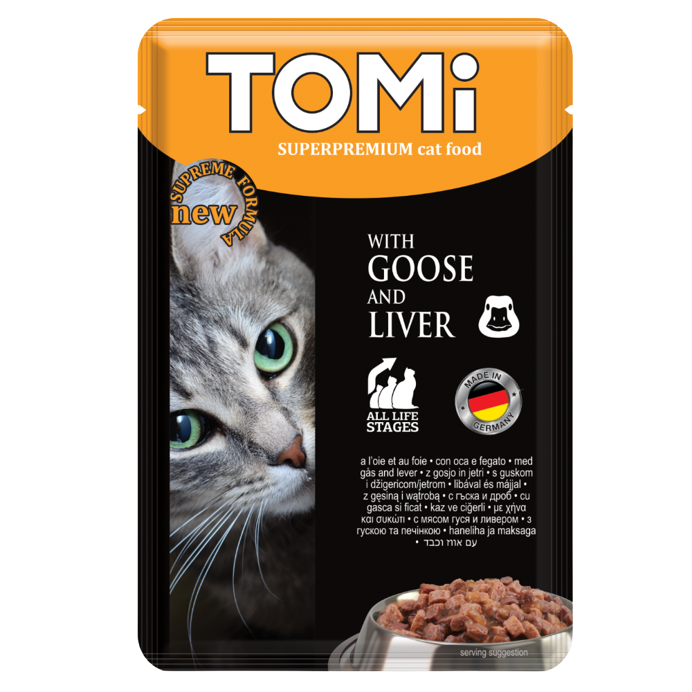 Tomi with Goose & Liver Cat Wetfood (100G)