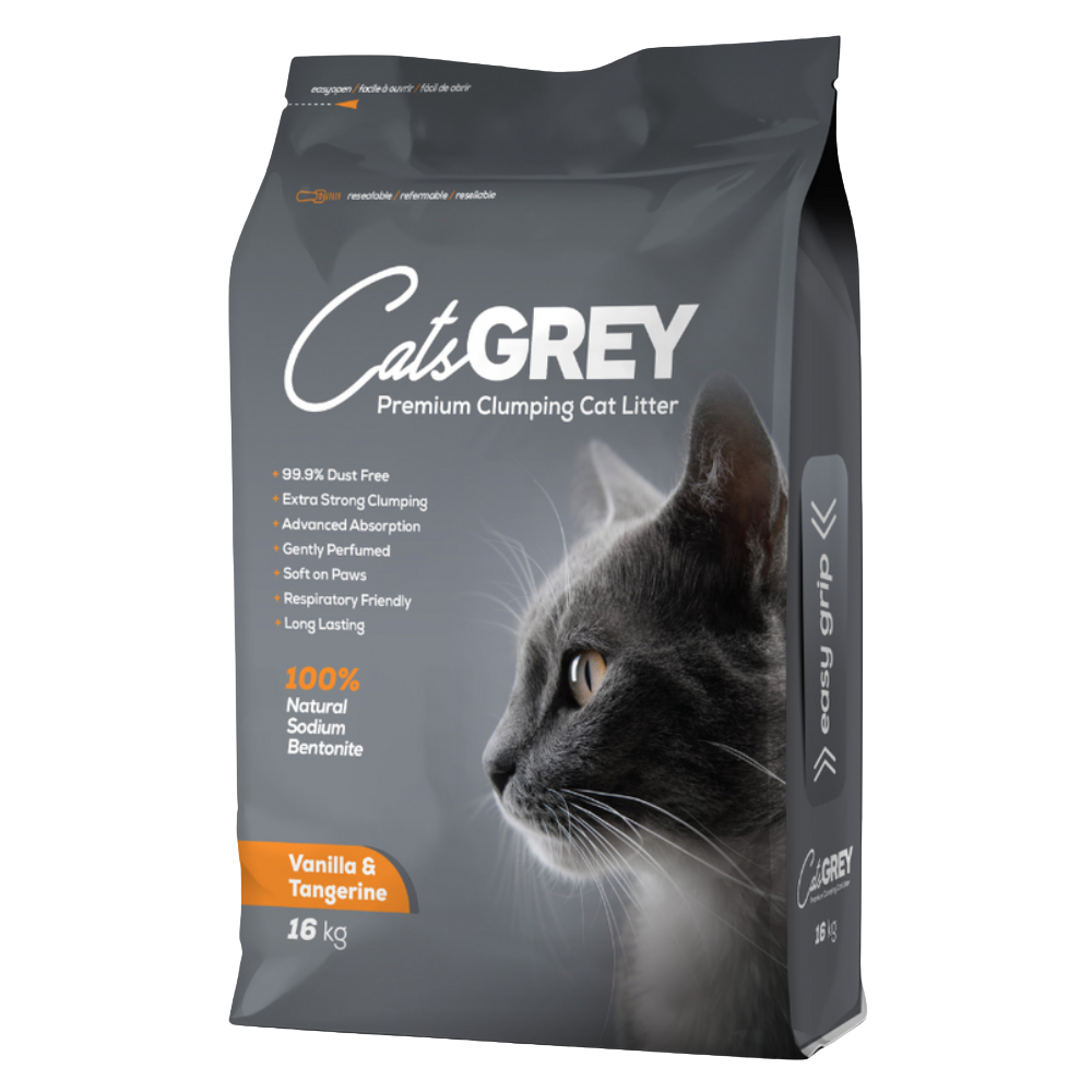 CAT.S GREY CAT LITTER CLUMPING VANILLA & TANGERINE