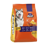 Bag of Aleef dog food with a husky on the packaging