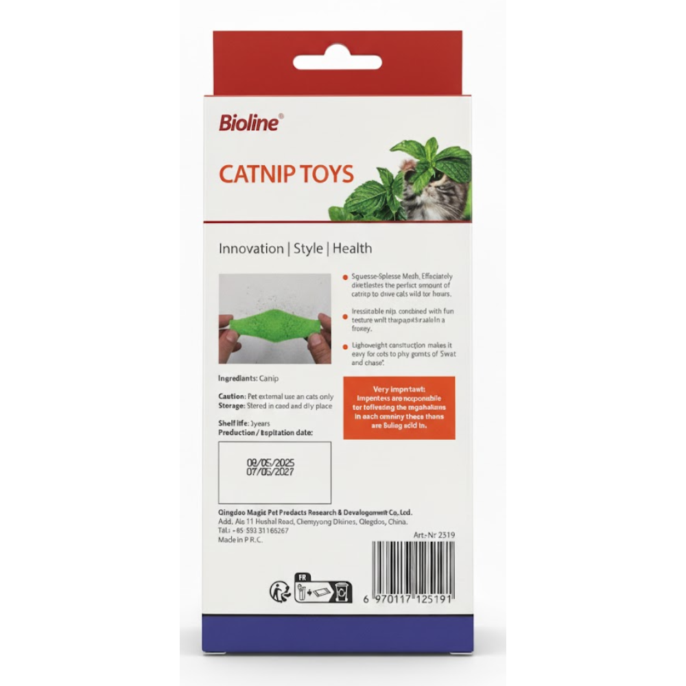 Bioline CatNip Toys 4Pcs