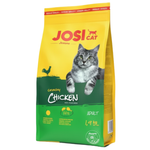 Bag of Josi Cat cat food with a cat on the packaging