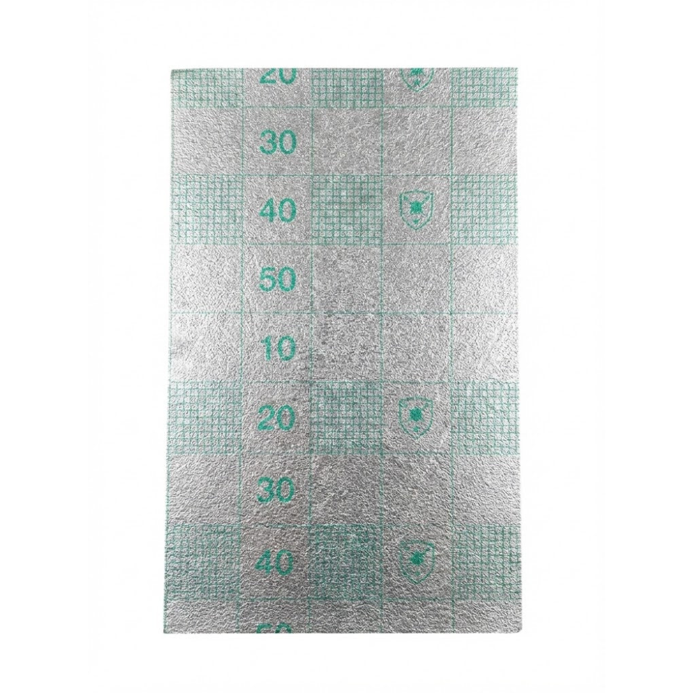 Measurement chart with grid lines and numbers on a white background