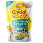 Crystal Kitty Freeze Dried Treats with Egg Yolk Cubes 40g Petfast.shop Crystal Kitty Cat Chewy Treat Dog Exclusive Treats petfast.shop EgyptDefault Title 160.00