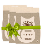 3x Ramlah Premium Cat Litter – Musk Scented 5 Kg ≈ 6 L