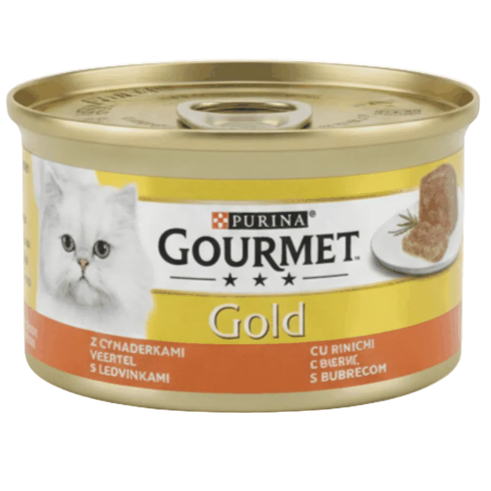 Package Gourmet Gold Les Mousselines Mousse 12Cans 4Flavor (Chicken-Kidney-Salmon-Rabbit) Petfast.shop Gourmet Cat Exclude Food Wet Food petfast.shop EgyptDefault Title 1425.00