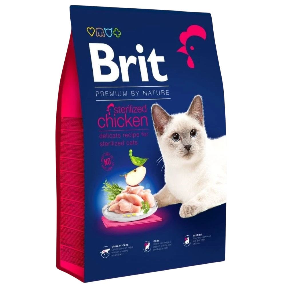 Brit Premium By Natural Dry Food For Sterilized Cat Chicken 8 Kg Petfast.shop Brit Cat Dry Food Food petfast.shop Egypt 2100.00
