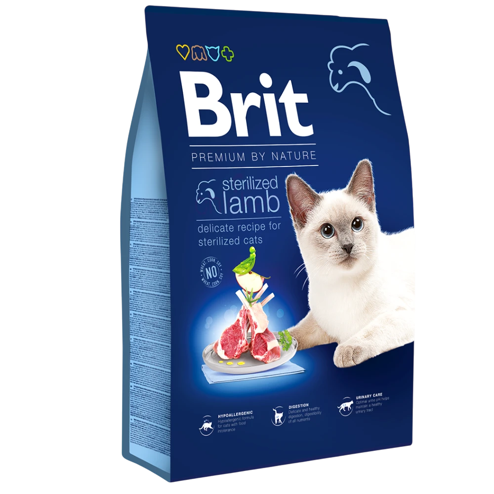 Brit Premium By Natural Dry Food For Sterilized Cat Lamb 8 Kg Petfast.shop Brit Cat Dry Food Food petfast.shop Egypt 2100.00