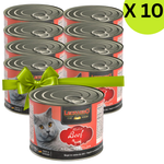 BUY 9 +1 FREE LEONARDO Rich In Beef Wet Food 200 G