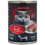 Leonardo Wet Food Rich In Beef For Adult Cats 400 g Petfast.shop