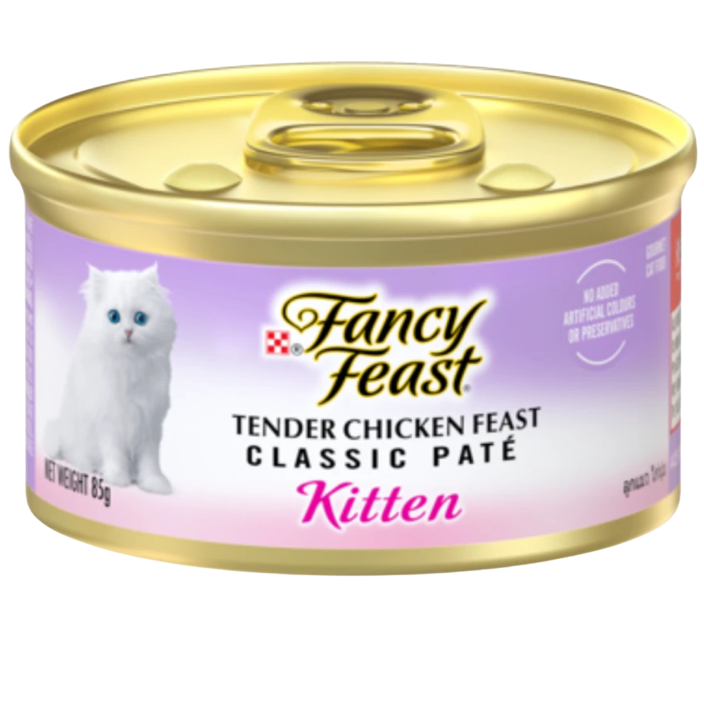 Fancy Feast Classic Pate Kitten Tender Chicken Feast Gourmet Cat Food 85g Petfast.shop Fancy Feast Best Selling Cat Exclusive Fancy Feast Food Kitten Wet Food petfast.shop Egypt PFA3596S Default Title 199.00