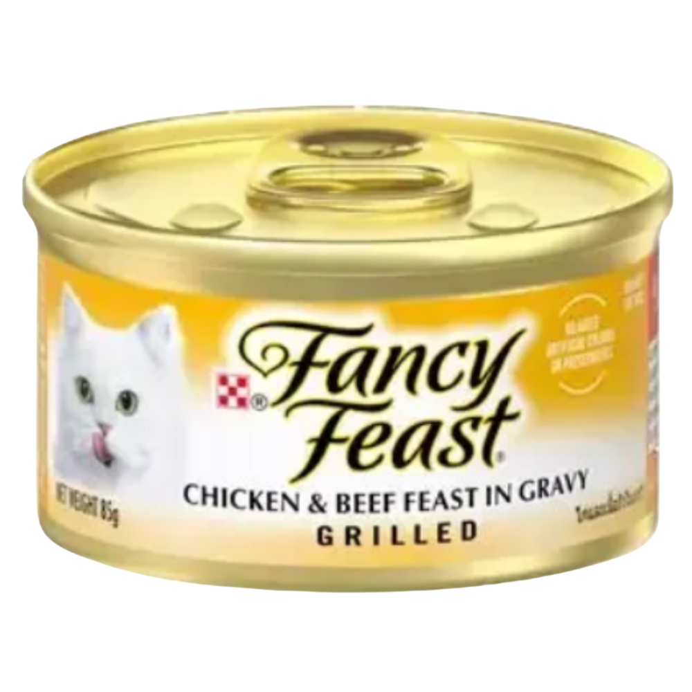 Fancy Feast Grilled Chicken & Beef Feast in Gravy 85g Petfast.shop Fancy Feast Cat Exclusive Fancy Feast Food Wet Food petfast.shop EgyptDefault Title 185.00