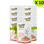 BUY 9 + 1 FREE Fancy Feast Inspirations Salmon, Spinach, Courgette & Green Beans Wet Cat Food 70g Petfast.shop Fancy Feast Bundles Cat Exclude Fancy Feast Food Wet Food petfast.shop EgyptDefault Title 1800.00