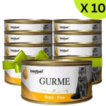 BUY 9 + 1 FREE Best Pet Gurme Adult Cat With Chicken 100g Petfast.shop Bestpet Bundles Cat Egypt Brand Exclude Food Wet Food petfast.shop Egypt 405.00