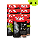 BUY 9 + 1 FREE Tomi with Veal & Turkey Cat Wetfood (100G)