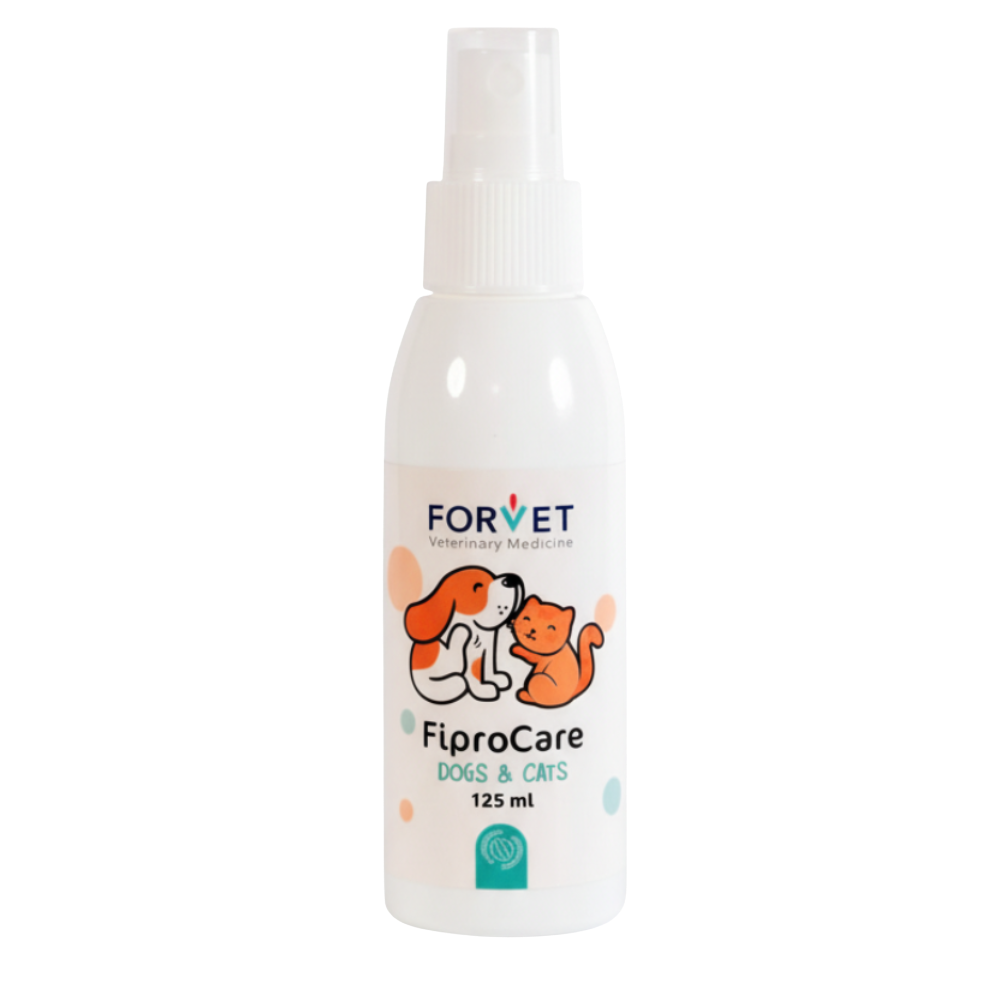 FORVET FiproCare bottle for dogs and cats on a white background