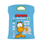 Garfield cat litter bag with cartoon character on a white background