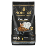 Nobilus cat litter packaging on a white background