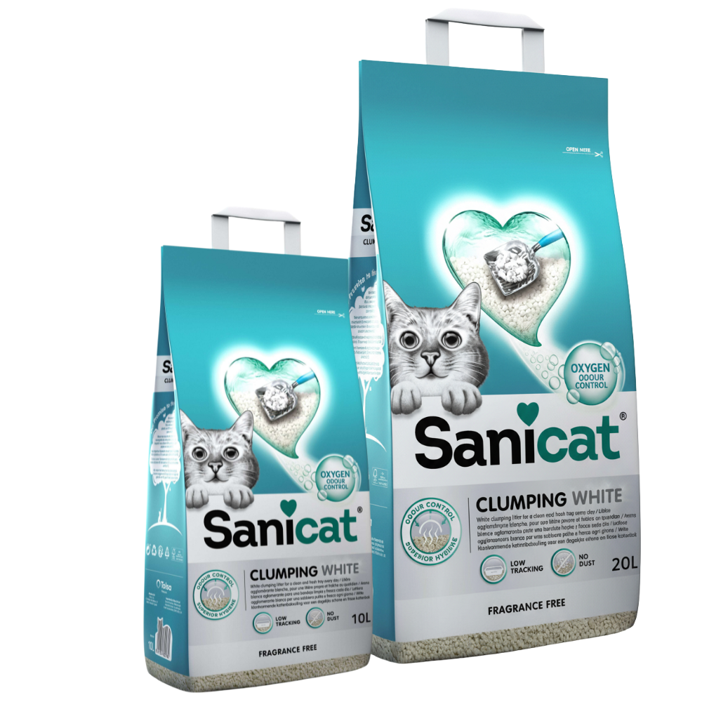 Sanicat Clumping White Fragrance Free