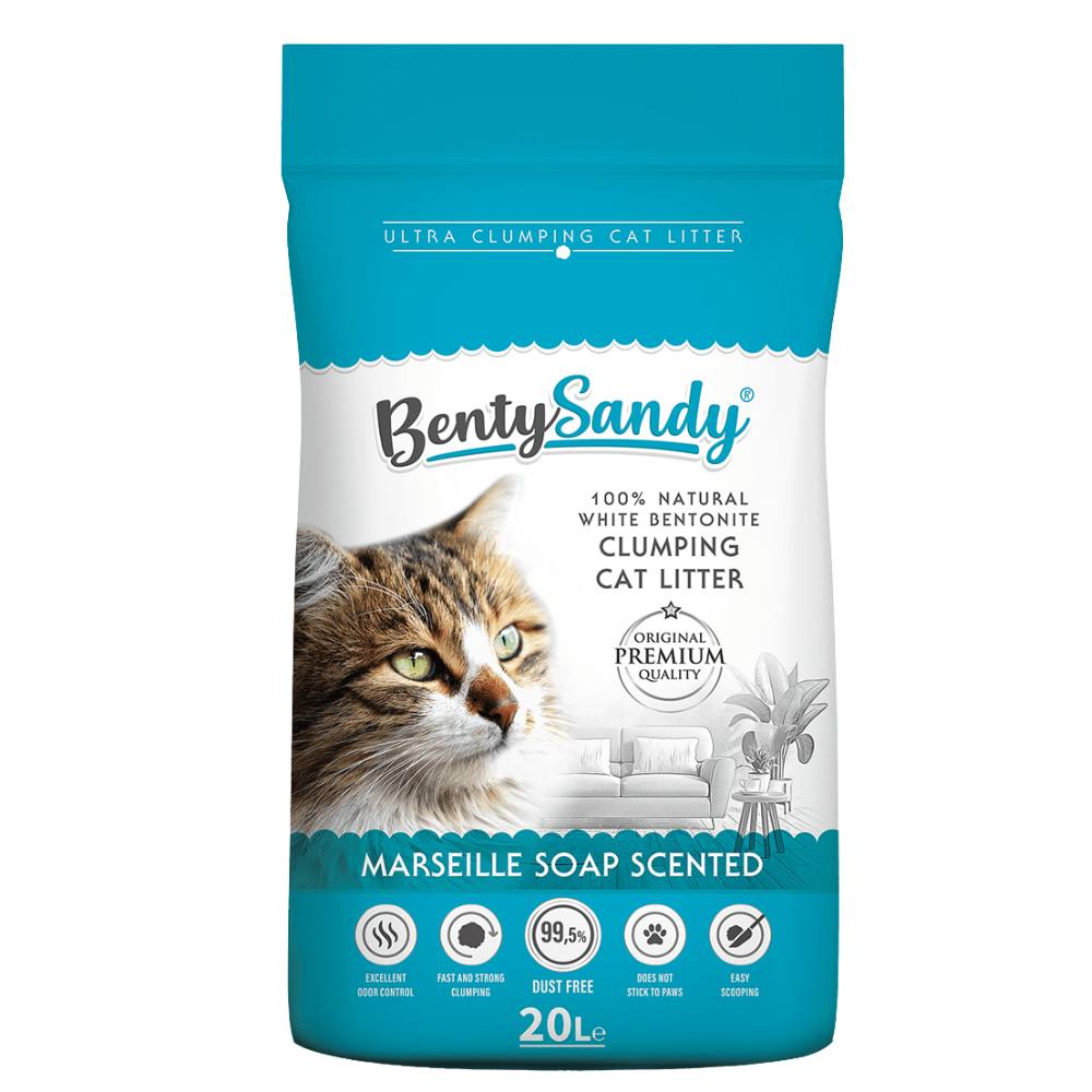 Benty Sandy Cat Litter Marsella SOAP SCENTED