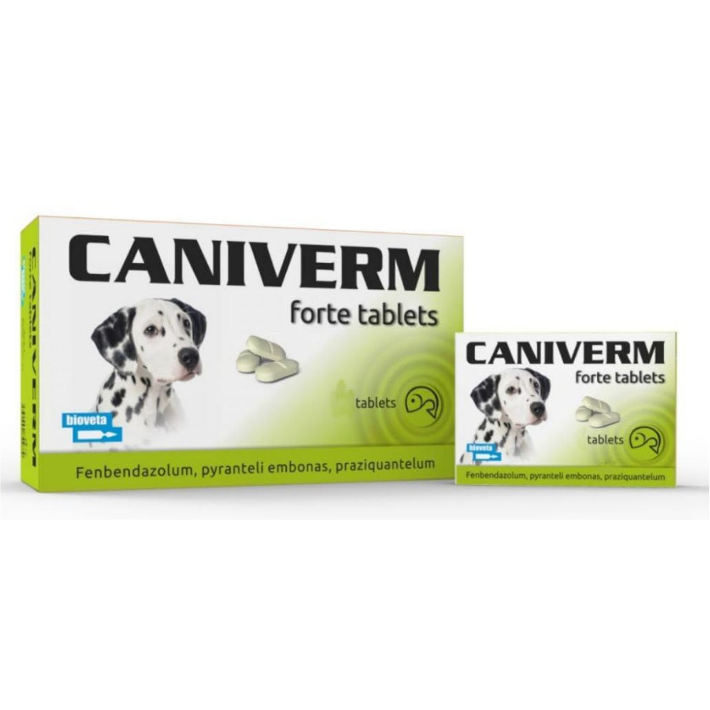 Caniverm One Tablet For Dogs & Cats Per 10Kg Of Live Weight 0,7G