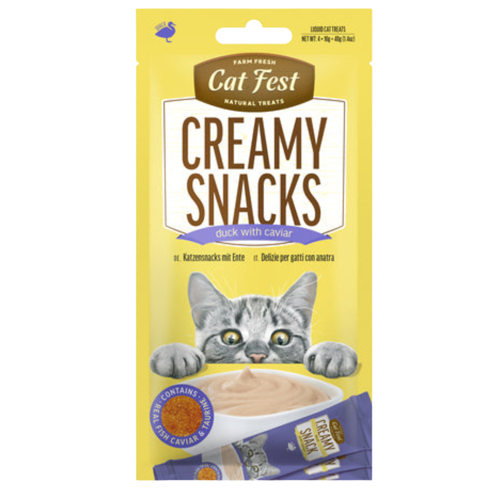 Cat Fest Creamy Snacks Duck with Caviar 40g