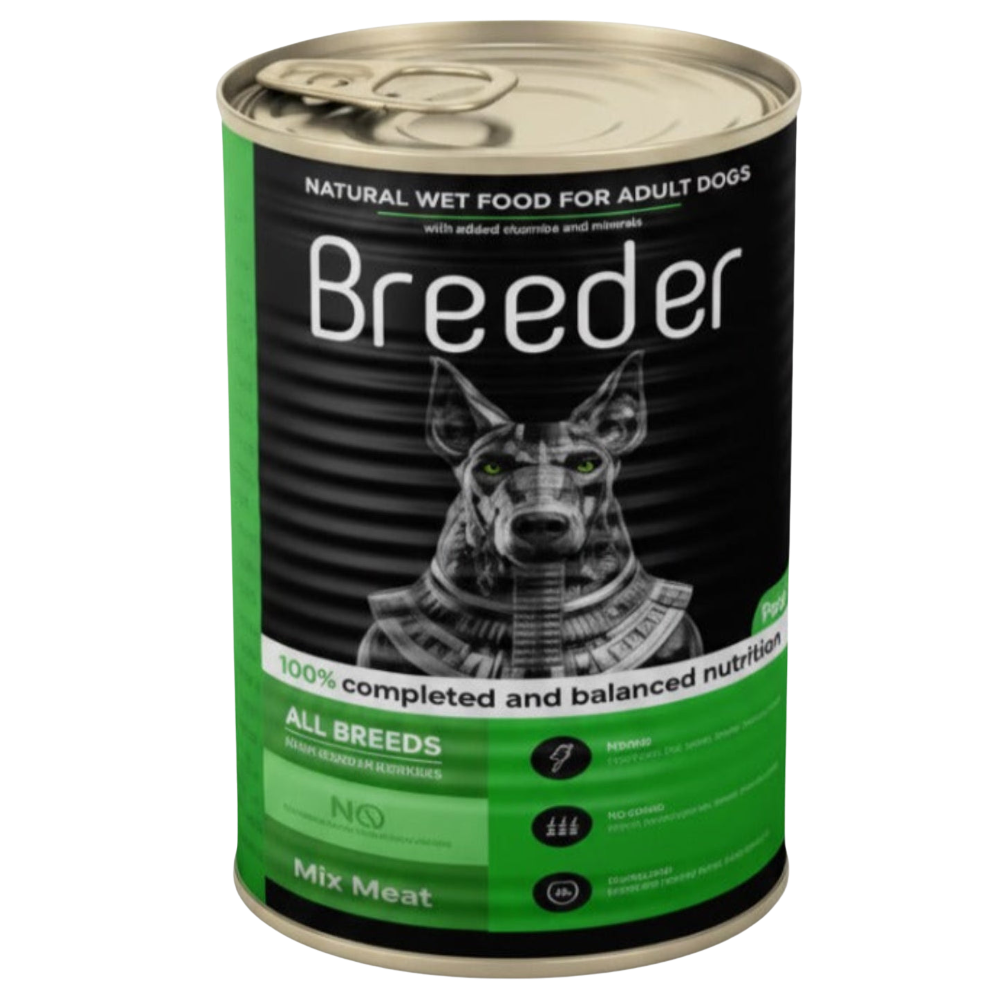 Breeder Pate Canned Food For Adult Dog Mix Meat 400 G