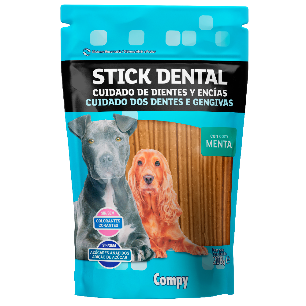 Compy Treat For Adult Dogs Sticky Dental 208 G