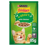Buy 5+1 Free Friskies Chicken Chunks in Gravy Wet Cat Food Pouch 85g