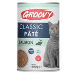 Groovy Wet Food For Cats Classic pate salmon 400g