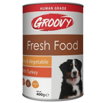 BUY 9 + 1 FREE Groovy Wet Food For Dogs Fresh Food Turkey 400g Petfast.shop Groovy Bundles Cat Exclude Food Wet Food petfast.shop EgyptDefault Title 405.00