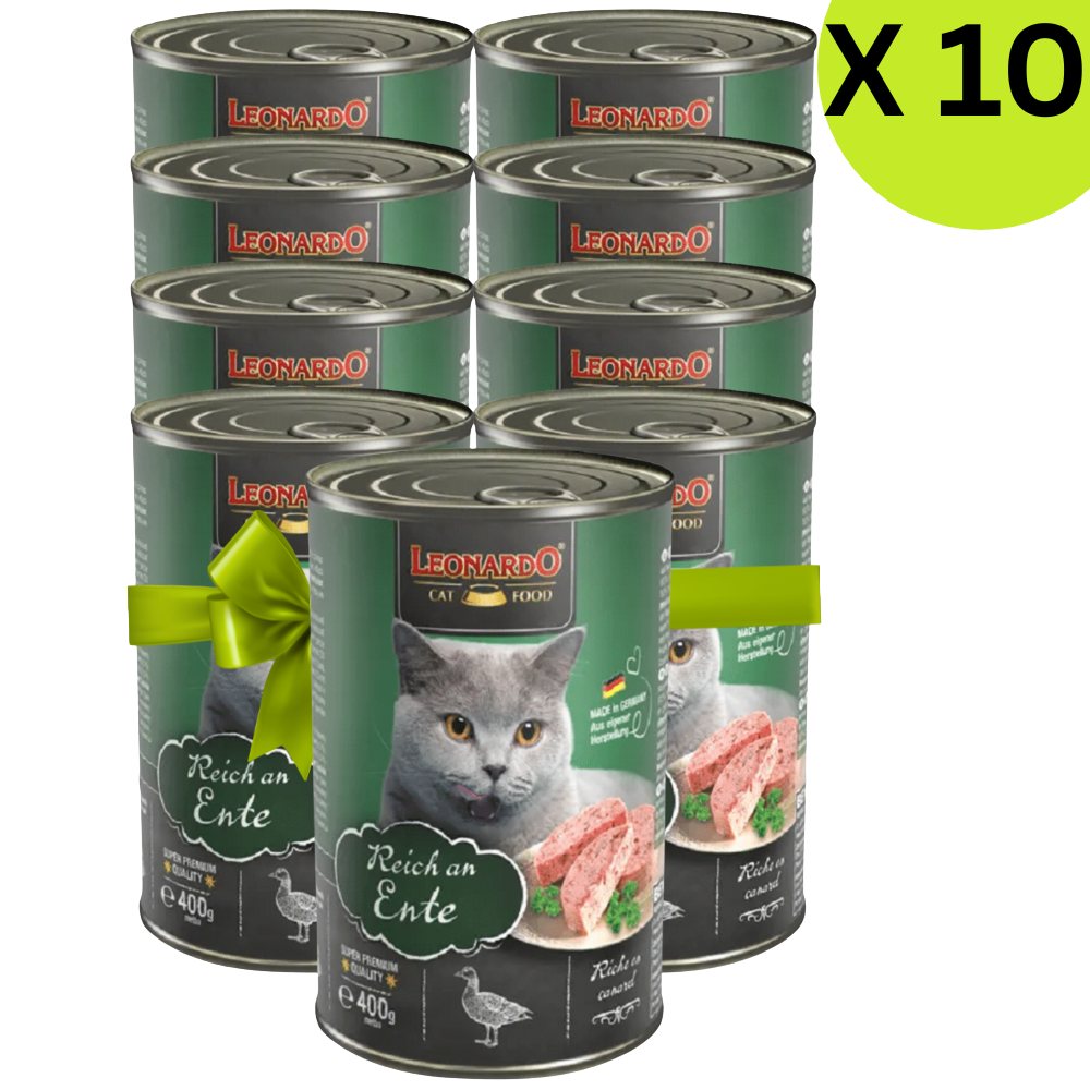 BUY 9 + 1 FREE Leonardo Adult Cat Wet Food Rich In Duck 400 g Petfast.shop Leonardo Bundles Cat Exclude Food Wet Food petfast.shop EgyptDefault Title 1800.00