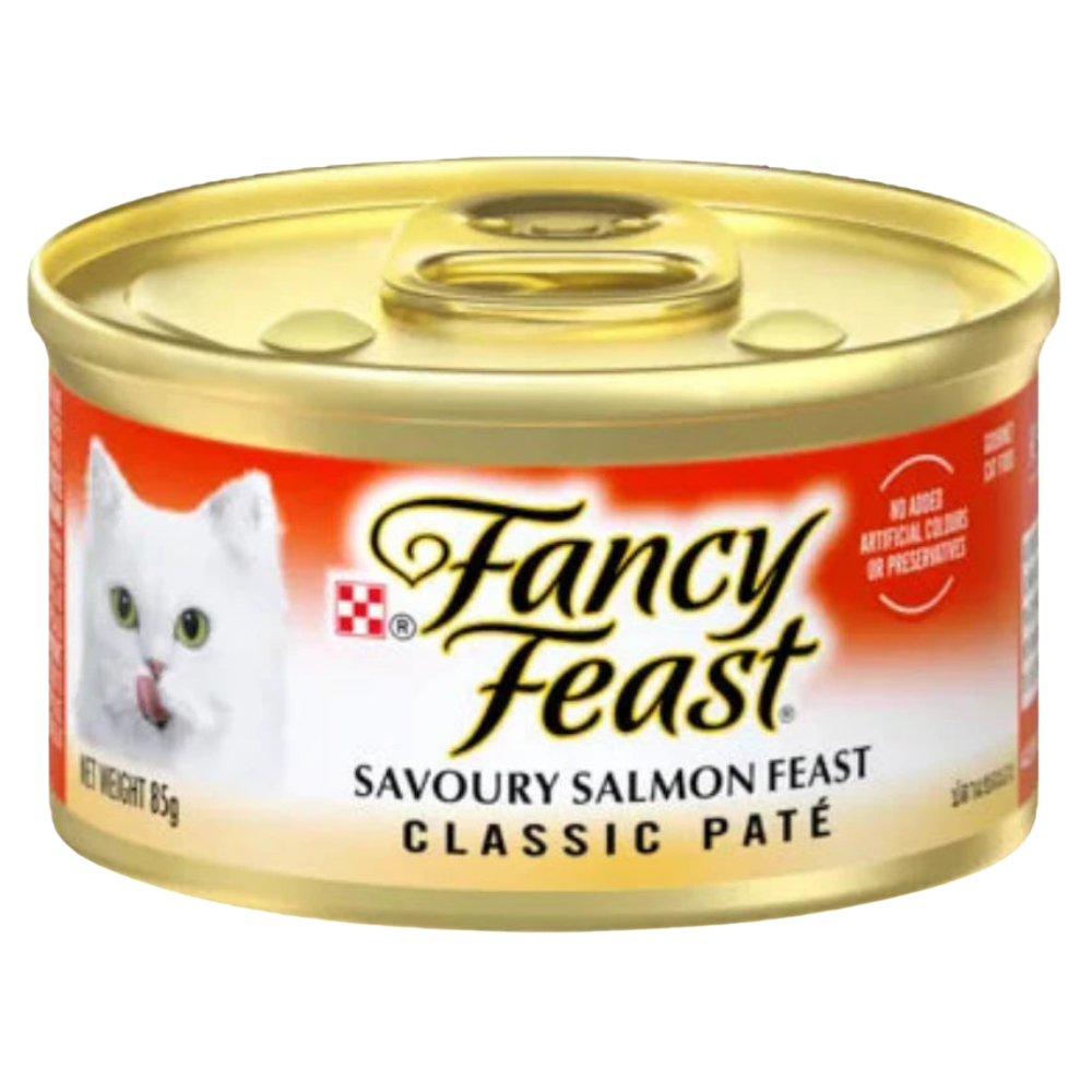 BUY 9 + 1 FERR Fancy Feast Classic Pate Savoury Salmon Feast Gourmet Cat Food 85g Petfast.shop Fancy Feast Bundles Cat Exclude Fancy Feast Food Wet Food petfast.shop EgyptDefault Title 1980.00
