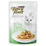 BUY 9 + 1 FREE Fancy Fest Inspirations Wet Cat Food, Chicken, Pasta Pearls & Spinach 70g