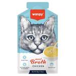 Wanpy cat food pouch with a cat's face on the packaging