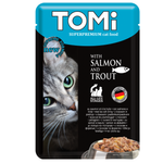 BUY 9 + 1 FREE Tomi with Salmon & Trout Cat Wetfood (100G)