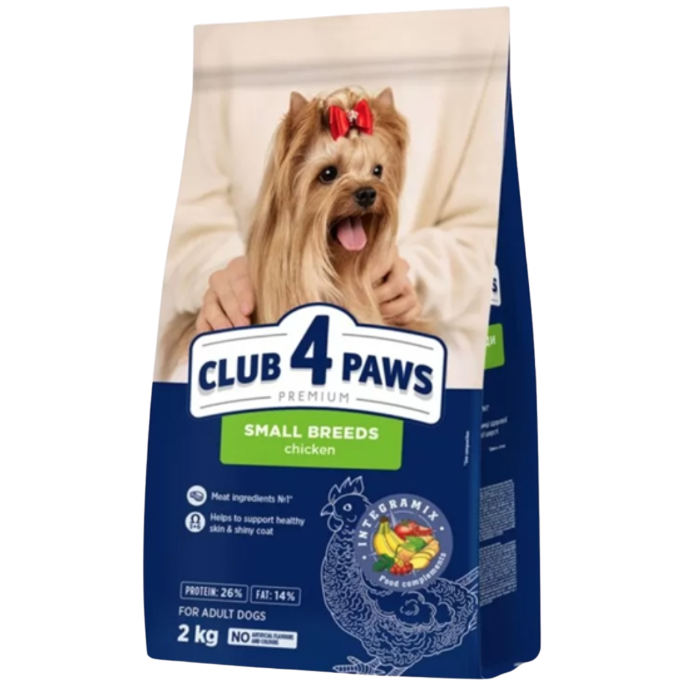 Club 4 Paws Dry Food for small adult Dogs with Chicken Petfast.shop Club 4 Paws Dog Dry Food Food petfast.shop Egypt PCL0134S-1 2 Kg 675.00