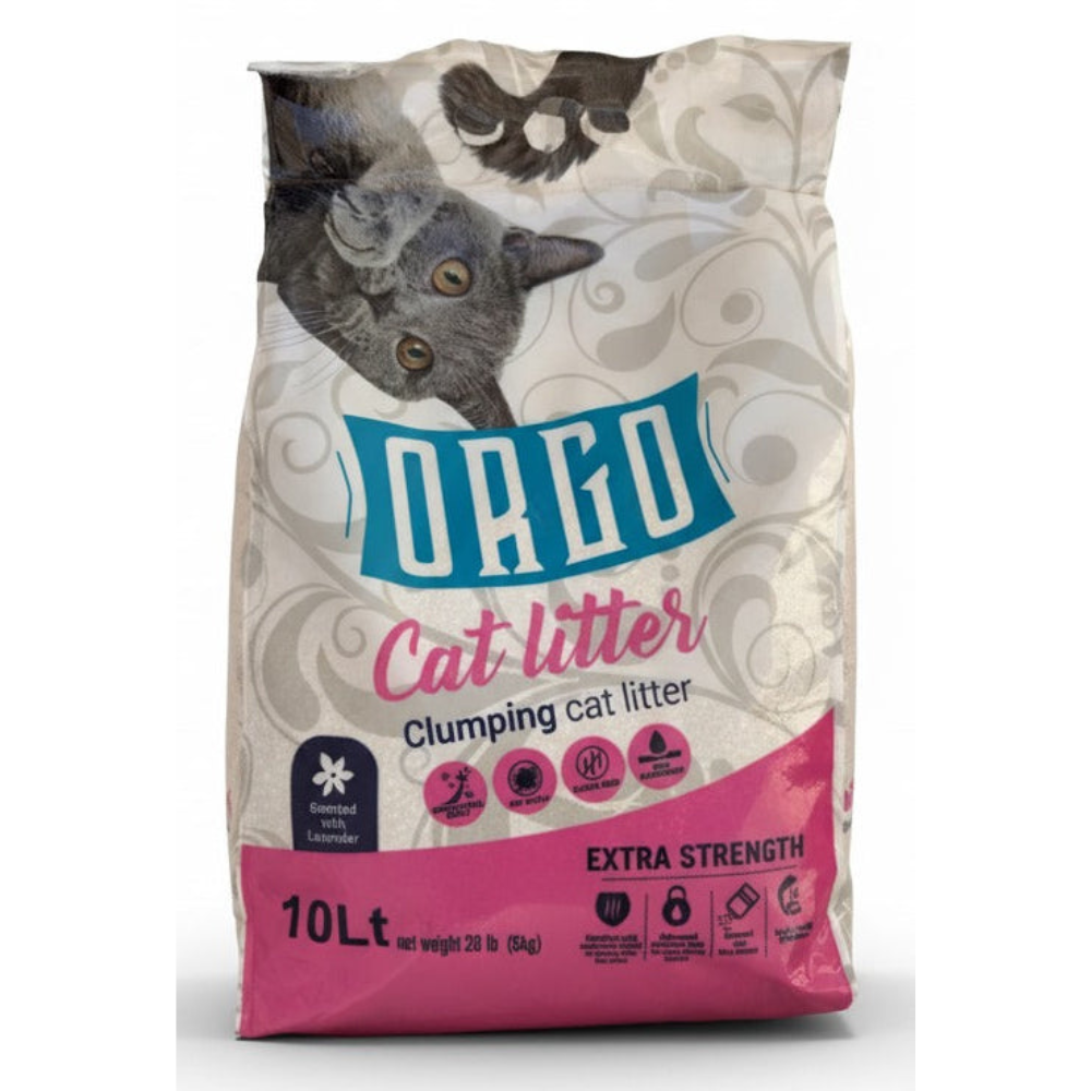 Orgo White Cat Litter Lavender