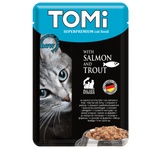 Tomi with Salmon & Trout Cat Wetfood (100G) Petfast.shop Tomi Cat Food Wet Food petfast.shop Egypt PTO2107S Default Title 55.00