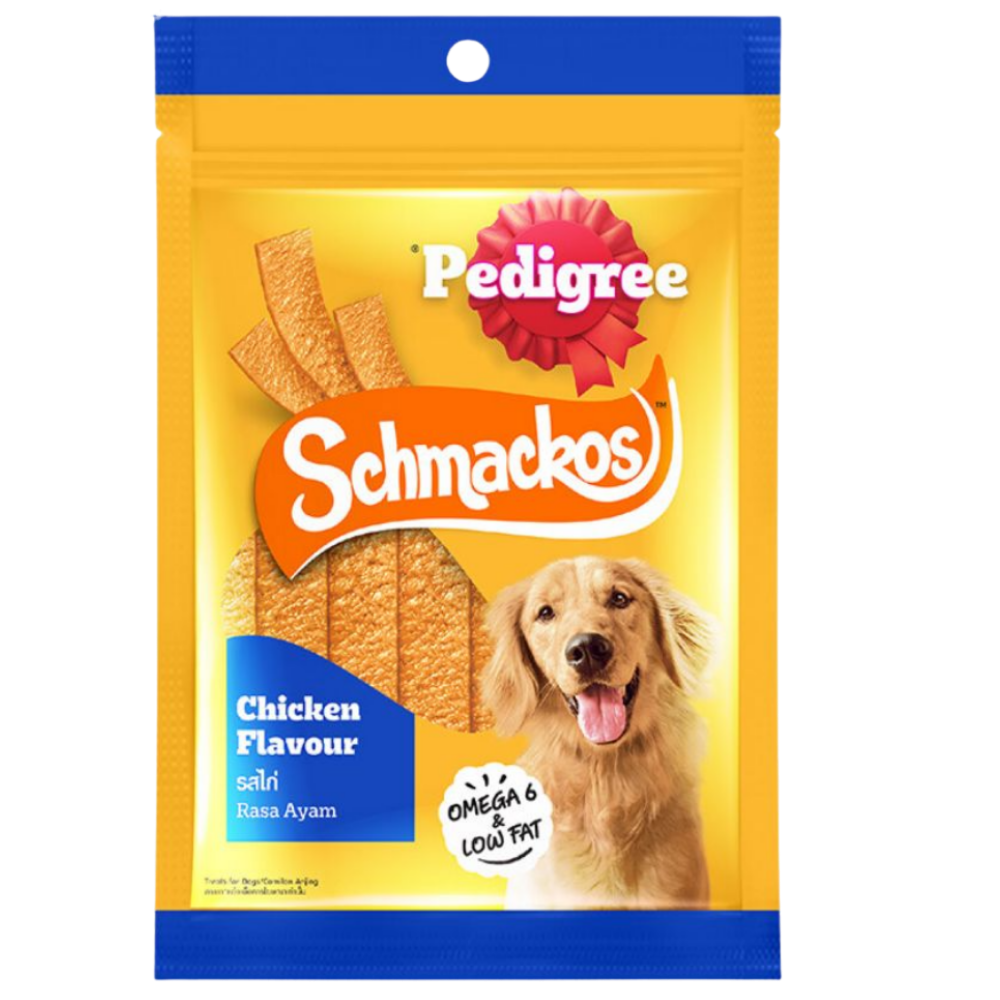 Pedigree Treat For Dogs Schmackos Chicken Flavour 70G Petfast.shop Pedigree Chewy Treat Dog Exclusive Food Treats petfast.shop Egypt PPE4750S Default Title 375.00
