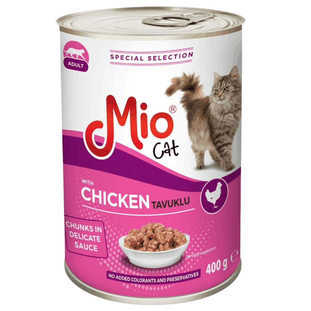 Mio Cat Wet Food with Chicken 400g Petfast.shop Mio Cat Cat Food Wet Food petfast.shop EgyptDefault Title 85.00
