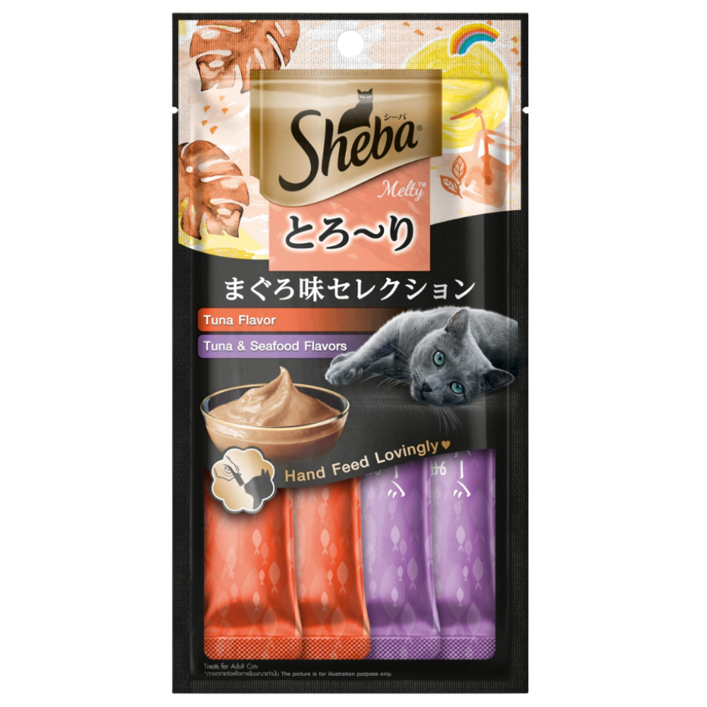 Sheba Creamy Tuna&SeaFood Flavor 4Pcs