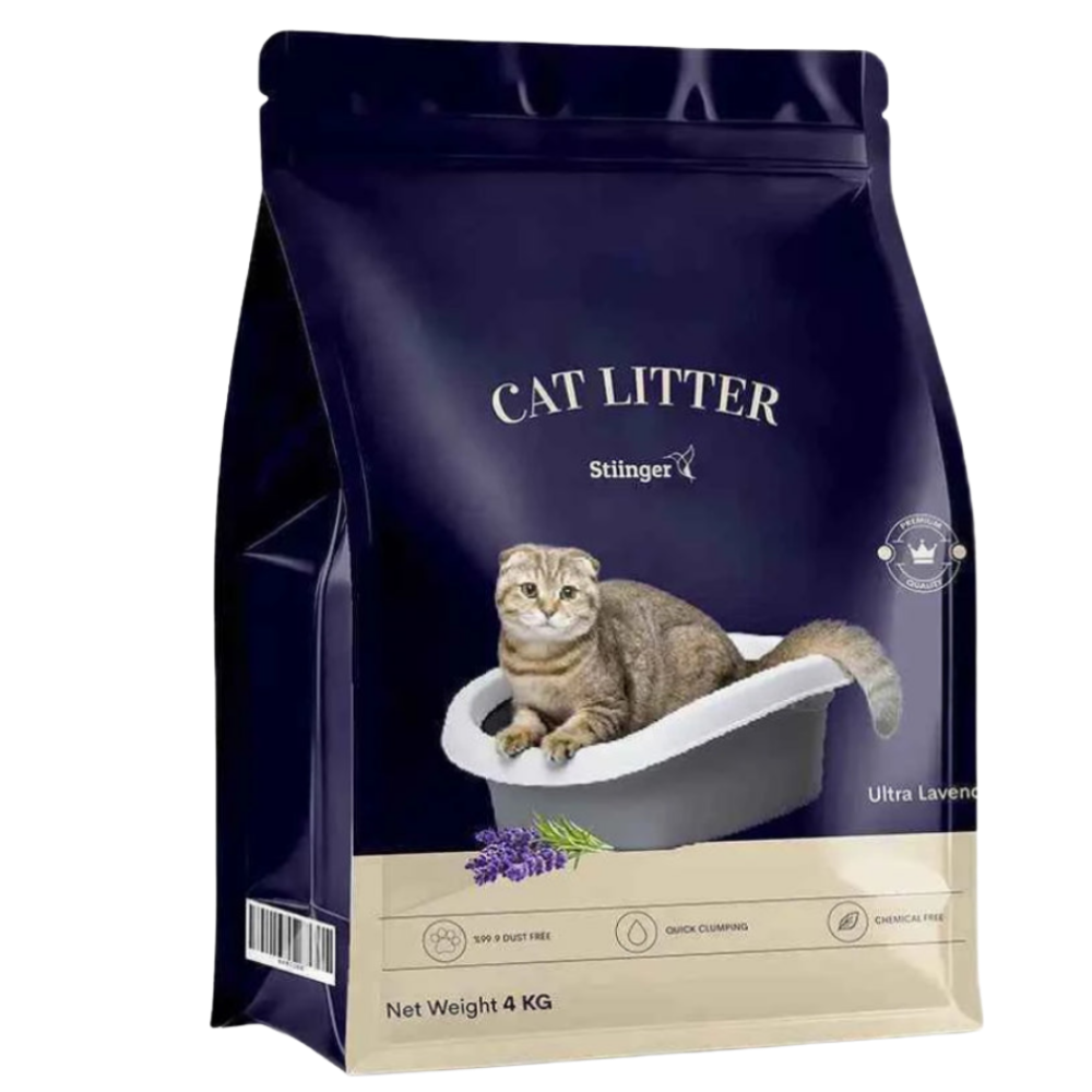 Stiinger Lavender Clumping Cat Litter 4Kg