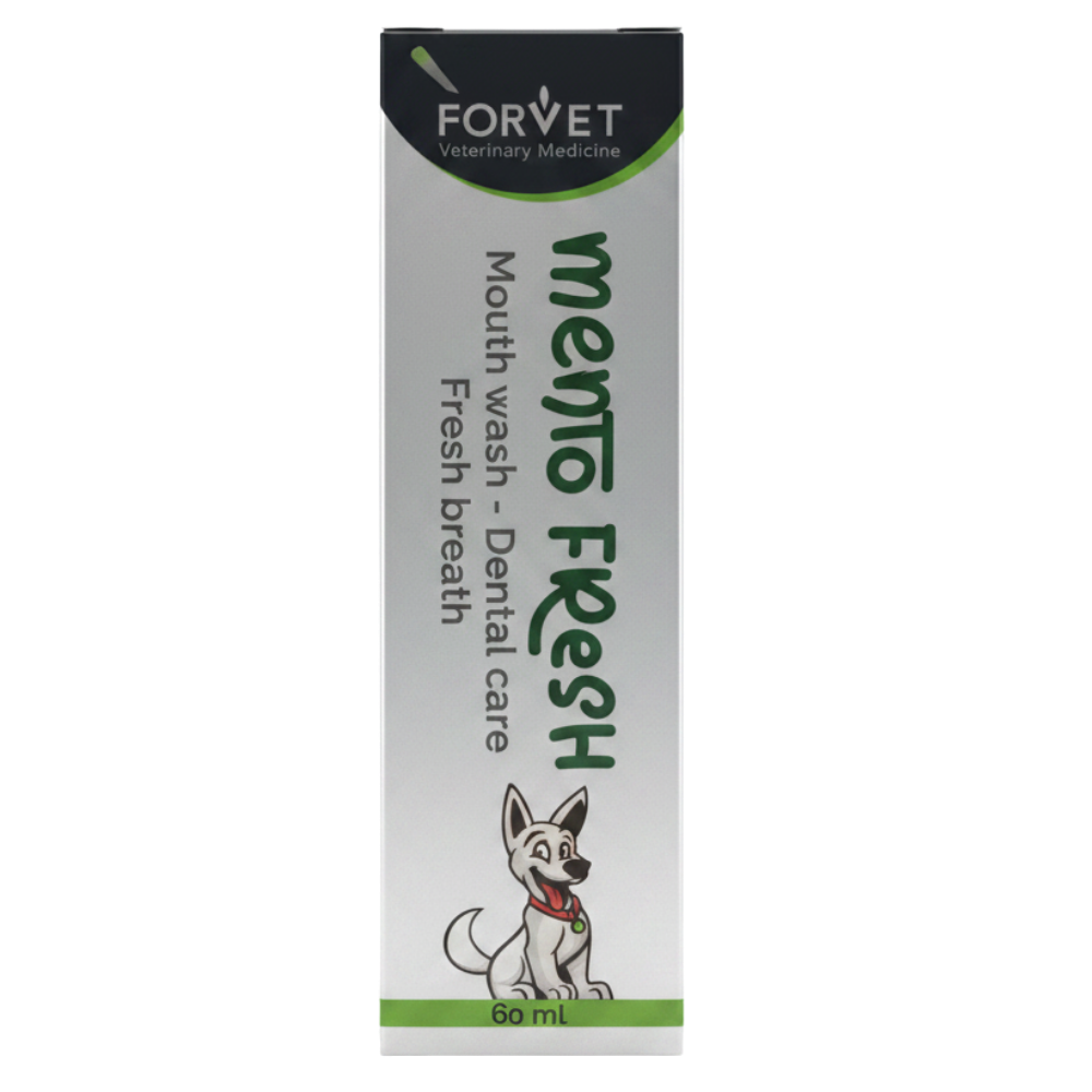 Mento Fresh Mouth Wash - Dental Care Fresh Breath 125 Ml Petfast.shop For Vet Cat Dental Care Dog Pharmacy petfast.shop Egypt PME5139S-1 125 Ml 170.00