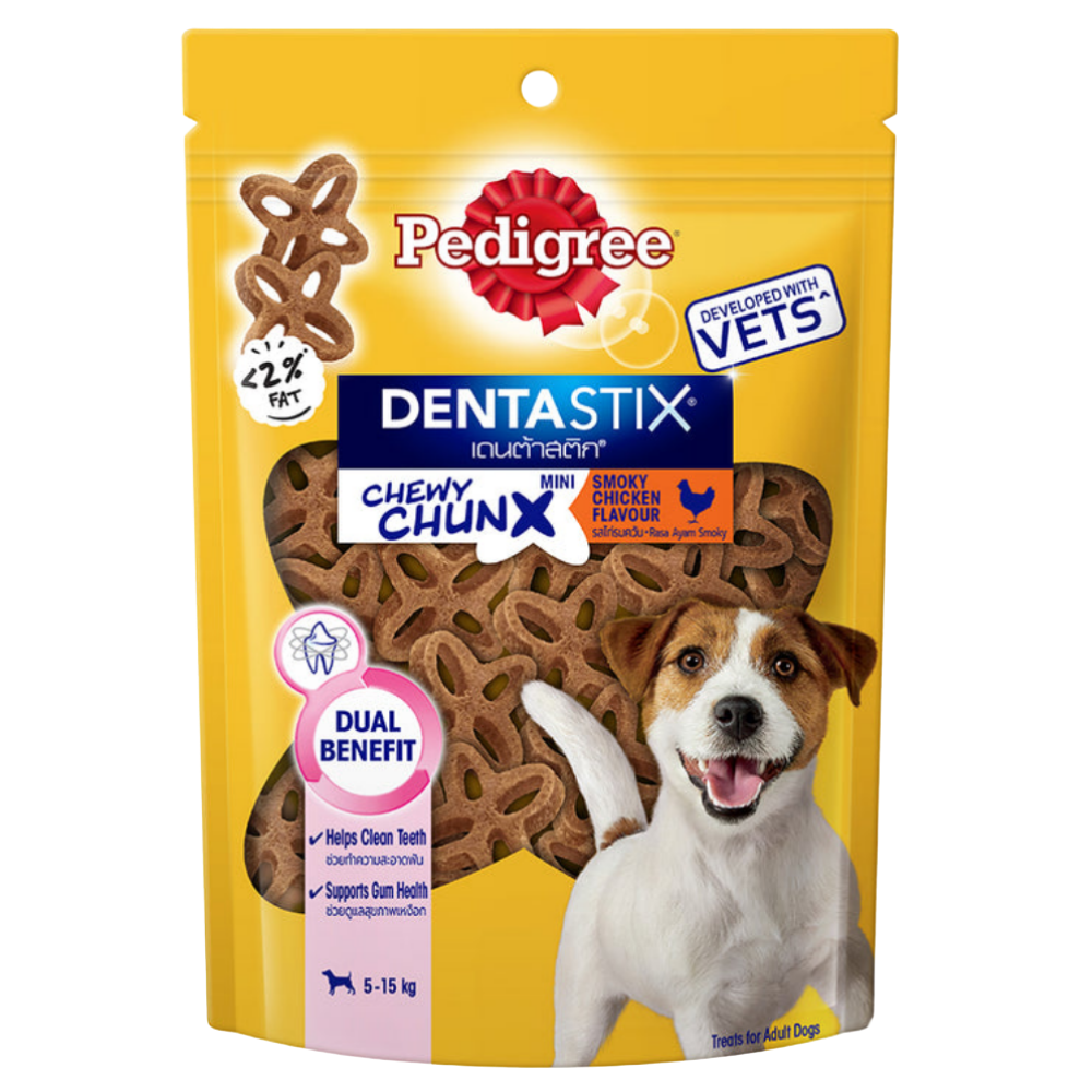 Pedigree Treat For Dog 5-15 Kg DentaStix Smoky Chicken Flavour 68G Petfast.shop Pedigree Chewy Treat Dental Treat Dog Exclusive Food Treats petfast.shop Egypt PPE4746S Default Title 240.00