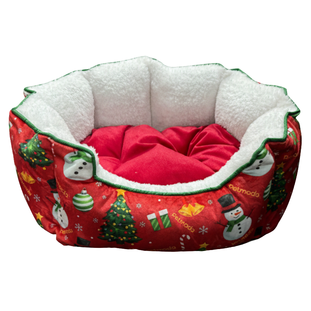 Petmoda Christmas Bed RED Petfast.shop Petmoda bed Cat Christmas Dog Supplies petfast.shop Egypt PPE4567S Small ( 55Cm*45Cm) 1000.00