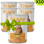 Buy 9 + 1FREE Whisker Wet Food For Adult Cat Chicken Pate 400 g Petfast.shop Whisker Bundles Cat Food Wet Food petfast.shop EgyptDefault Title 450.00