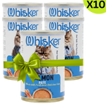 Buy 9 + 1 FREE Whisker Wet Food For Adult Cat Salmon Pate 400 g Petfast.shop Whisker Bundles Cat Food Wet Food petfast.shop EgyptDefault Title 450.00